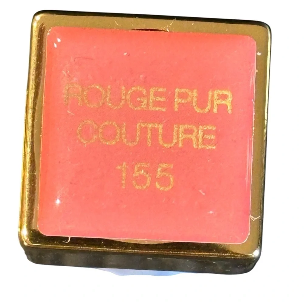 YSL Cosmetic Bag NWOT & 3 YSL Lipsticks NIB Rouge Pur Couture